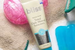 Bliss Block Star Tinted Sunscreen, as Low as $3.80 on Amazon card image