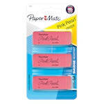 2 Paper Mate Pink Eraser 3-Packs