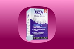 Retainer Brite Cleaning Tablets 120-Pack, as Low as $17.39 on Amazon card image