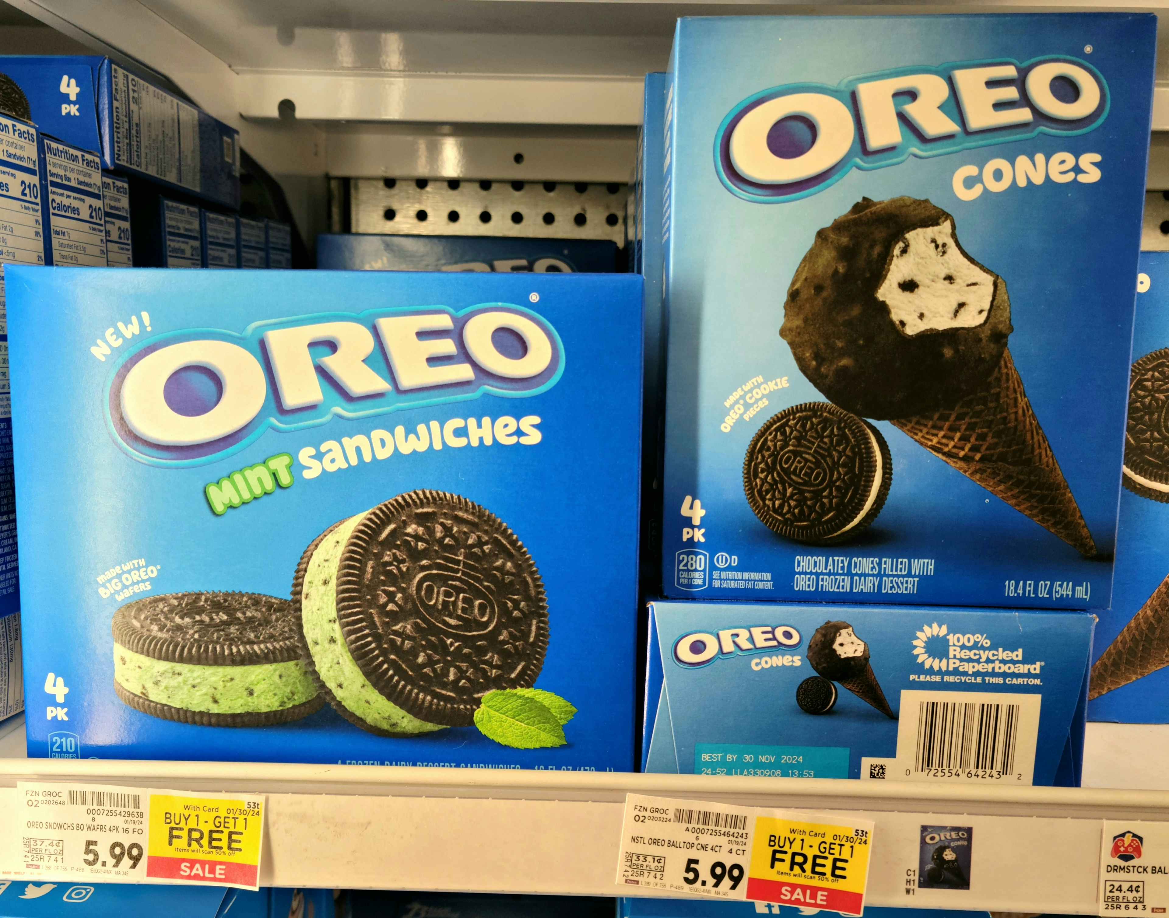 BOGO Free Oreo Ice Cream Sandwiches, Bars, or Cones at Kroger The