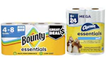 1 Bounty + 1 Charmin