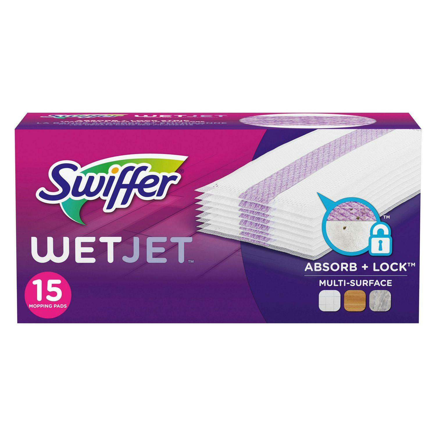 2 Swiffer Wet Jet Mopping Pad Refills
