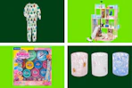 pjs doll house playdoh glasses collage