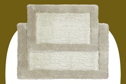 Get a Bath Rug 2-Pack on Clearance for $9.98 at Walmart in 4 Colors card image