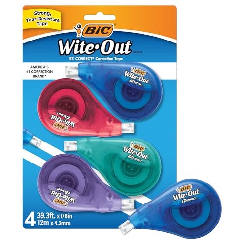 Correction Tape 4-Pack