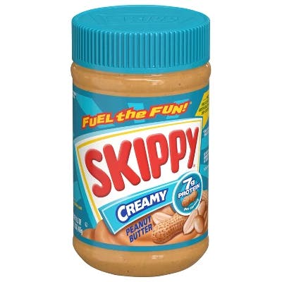 2 Skippy Peanut Butter Jars