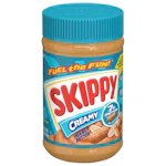 2 Skippy Peanut Butter Jars