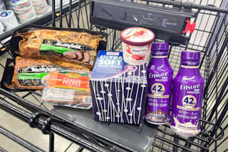 meijer groceries in shopping cart