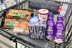 meijer groceries in shopping cart