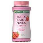 2 Nature's Bounty Biotin Gummies Bottles
