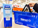 Walmart Deals Event signage with dates June 22-28 on the board