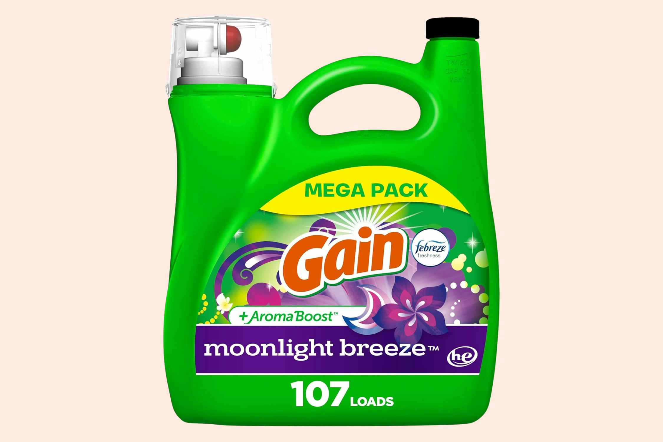 Gain + Aroma Boost 154-Ounce Laundry Detergent, $9.23 on Amazon