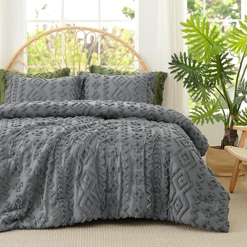 Tufted Boho Comforter Set