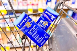 2 differin acne gels in a cart