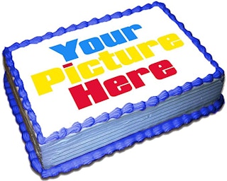 yuor picutre here amazon cake topper
