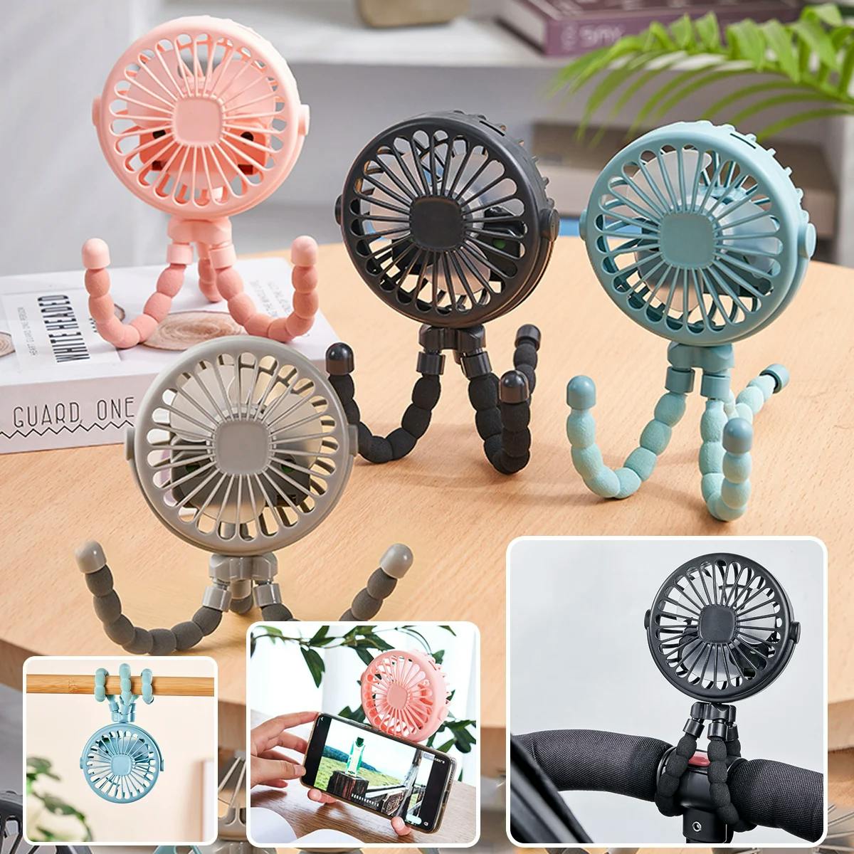 Octopus Handheld Fan