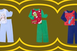 Disney Frozen, The Grinch, and Spider-Man kids pajamas