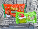 christmas candy in walgreens cart