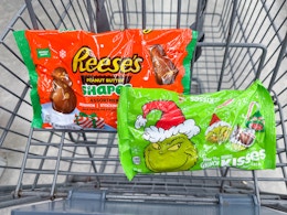 christmas candy in walgreens cart