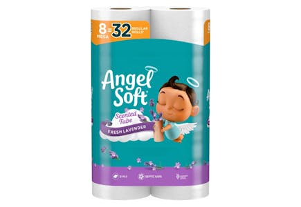 4 Angel Soft Toilet Paper Packs
