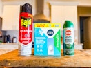 Raid, Stem & Off! products on counter in home (sponsored)
