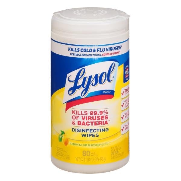 2 Lysol Disinfecting Wipes