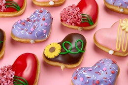 Get the New Krispy Kreme Hearts in Bloom Doughnuts for as Low as $1.58 Each card image