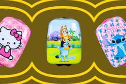 Walmart kids' character luggages