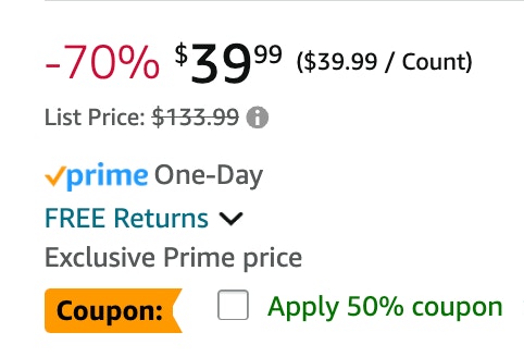 amazon coupon screengrab