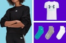 collage of clearance items from Dick's Sporting Goods