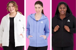 $15 Women's Reebok Hoodie at Walmart card image