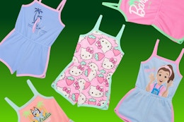 New $10 Toddler Graphic Rompers Available at Walmart card image