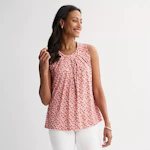 Women's Croft & Barrow Pleated Tank