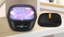 a retainer cleaner machine on a table