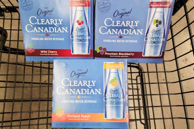 Clearly Canadian Sparkling Water Multipacks, Only $3.99 at Kroger (Reg. $8.49) card image