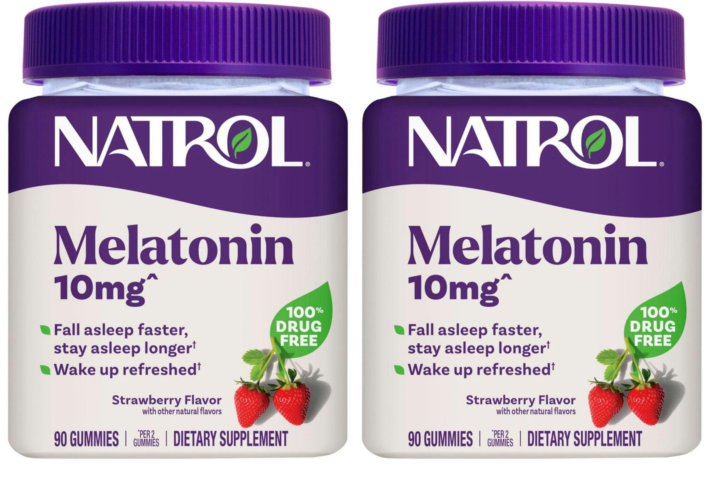 2 Natrol® Melatonin Gummies Jars