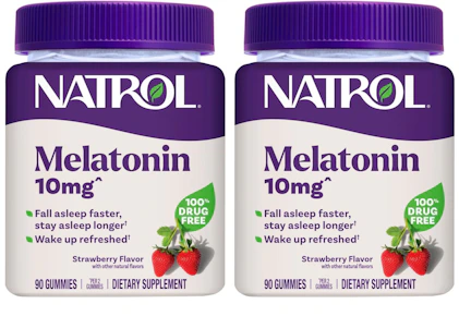 2 Natrol® Melatonin Gummies Jars