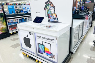 photo of the apple section at meijer