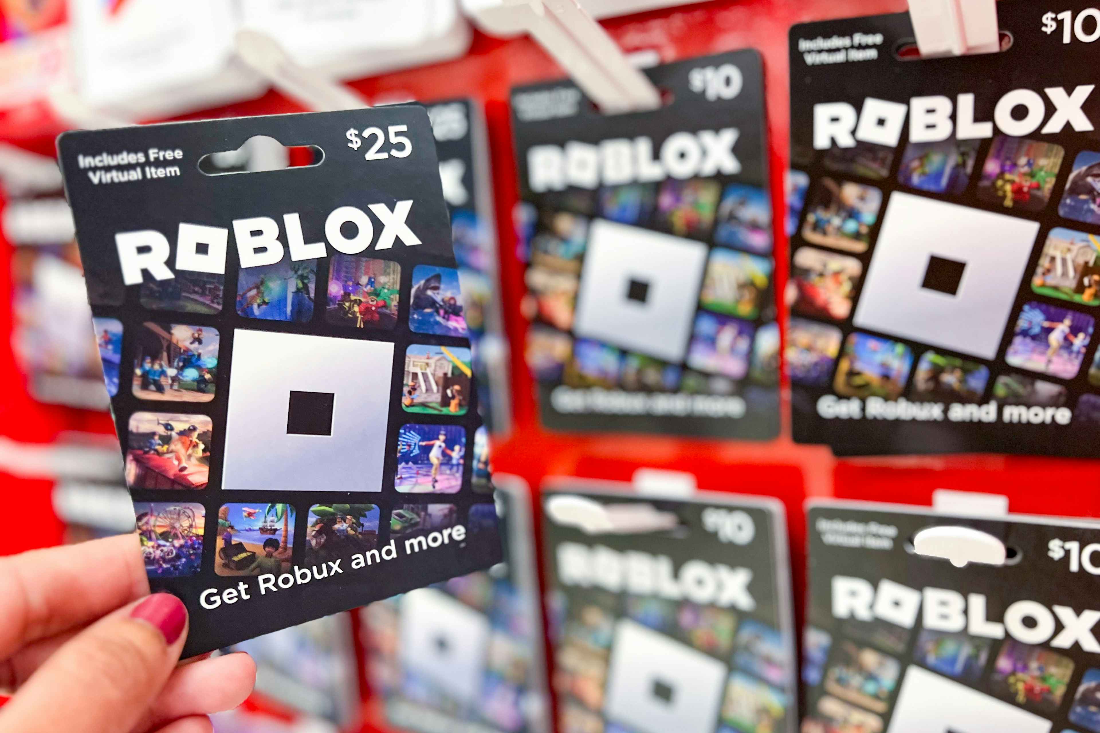 roblox gift cards at target