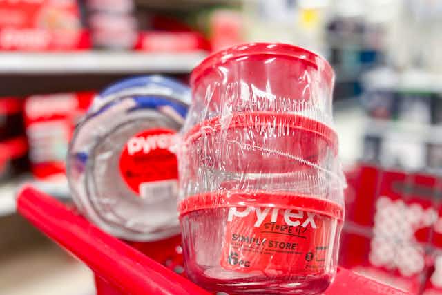 Pyrex 6-Piece Glass Food Storage Set, Only $6.45 at Target card image