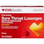 CVS Sore Throat Lozenges