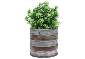 Stonebriar Galvanized Table Decor