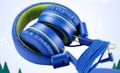 blue and green headphones for kids