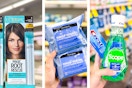 collage image of loreal root rescue hair dye, neutrogena makeup wipes, and crest toothpaste and mouthwash