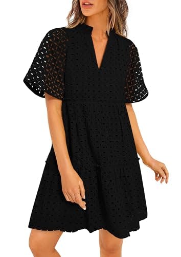 PRETTYGARDEN Women's Eyelet Dress