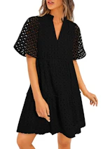 PRETTYGARDEN Women's Eyelet Dress