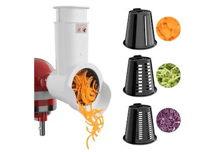 Slicer and Shredder Attachment Set