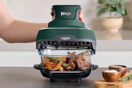 QVC Ninja Crispi 4-in-1 Portable Glass Air Fryer Set