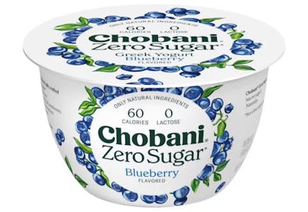 5 Chobani Greek Yogurt Cups