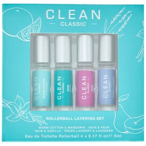 Clean Fragrance Rollerball Gift Set
